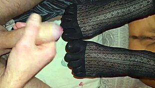 stepmom fucking in socks with five fingers