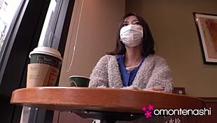 mayumi is an exhibitionist housewife showing off in missionary