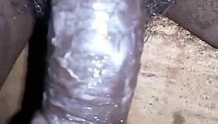 Bigblackie Suggestively Shaves And Teases His Big Black Cock For Cash