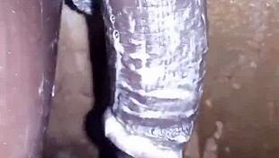 Bigblackie Suggestively Shaves And Teases His Big Black Cock For Cash