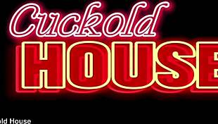 The naughty brazilian girl with short hair wakes her cuckold boyfriend for a threesome with his friend.