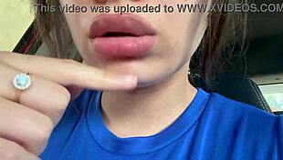 awesome latina spitting mouth fetish with lover 😘