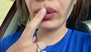 awesome latina spitting mouth fetish with lover 😘