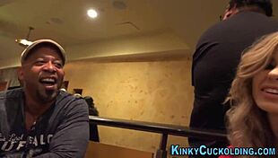 Old Domina cuckolds husband with big cock for cumshot