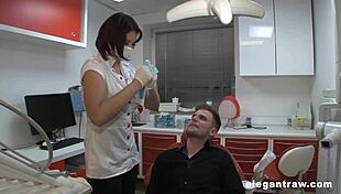 milf anna polina seduces dentist with juicy tits
