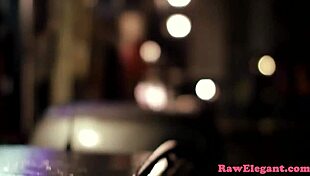 Inked bigtits babe gets photographed in closeup.