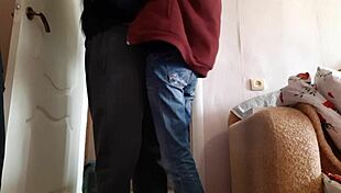 My girlfriend licked my pussy with dirty talk as thanks for the iPhone