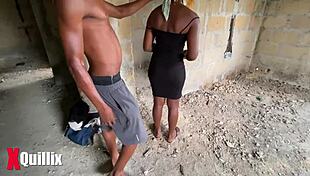 Fat Curvy Couple Has Outdoor Sex With Cum