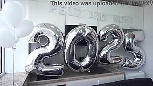 Oscar Batty's Wild New Year Orgy with Passionate Brazilian Cuties and Huge Cocks