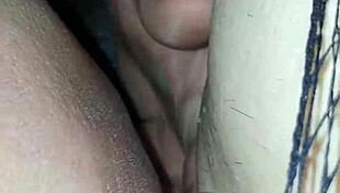 my wet pussy gets cum from cock