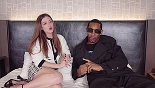 We interviewed Agata Shay and ended up fucking her doggystyle with handjob