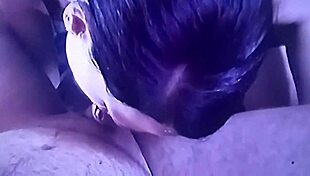 Ex girlfriend gives amateur blowjob to friend