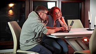 Beautiful Teen Ditches Lessons To Give Sexy Blowjob And Deepthroat Facial