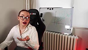 hooking up with hot redhead teacher in bent over cowgirl ride