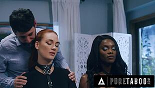 Pure Taboo - Obedient Siri Dahl and Best Friend Ana Foxxx Yield to Dominant Husband in Rough Group Action.