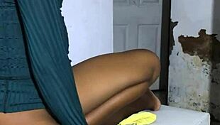 Ebony Slender Milf Getting Fucked Hard in Wet Pussy Action