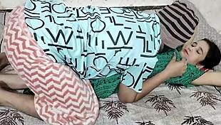 horny indian couple jija and sali enjoy rough sex on new year's night