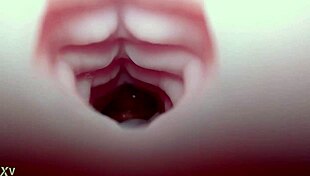 Quickie creampie slams Emelie with bad dragon toy in wild action