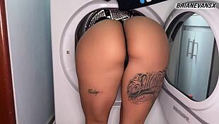 Silvana Lee Rides Brian Evans As Latina Maid.