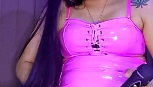 Beautiful 18-year-old brunette masturbates sensually for you, so exciting.