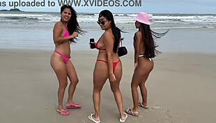 Liburan Pantai Bareng Ted Pasti Seru Sama Maya Bia Candy Ngentot