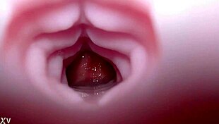 Quickie creampie slams Emelie with bad dragon toy in wild action