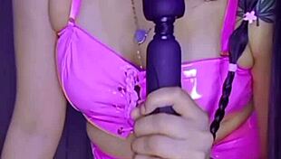 Beautiful 18-year-old brunette masturbates sensually for you, so exciting.