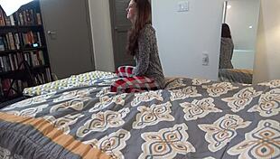 scarlet datz in american university casting pov interview with amateurs