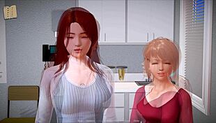 exploring my new family with blonde characters in game 534