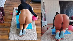 Naughty Naked Workout - Dual Cam Edition, Watch If You Dare!