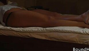 busty lesbian slave fingers pussy thinking of mistress