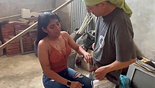 THIS BRICKLAYER FUCKED ME HARD FOR BEING A HORNY WHORE WITH WET PUSSY!