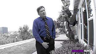 banging family - getting some extra allowance money from step-dad!