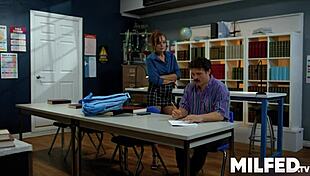 milf teacher fucks forbidden student cock?