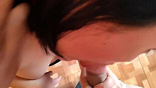 Horny Stepmom Fucked In The Kitchen