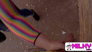 Busty Spanish Milf Sucks Cock After Park Dickflash