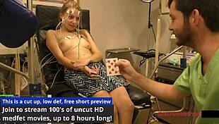 Human guinea pigs! Ava Siren backstage.