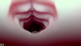 Quickie creampie slams Emelie with bad dragon toy in wild action