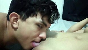 licking my sexy latina stepsister's pussy 😏