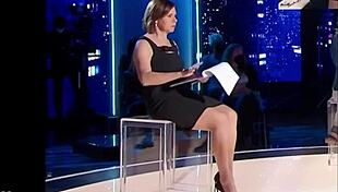 Bianca, the super sexy mature lady, flashes her legs in an upskirt