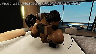 Intense Breeding Session Between Incubus and Succubus in Crossdressing Fantasy with Shemale Elements.