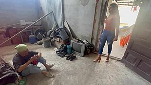 THIS BRICKLAYER FUCKED ME HARD FOR BEING A HORNY WHORE WITH WET PUSSY!