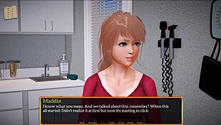 exploring my new family with blonde characters in game 534