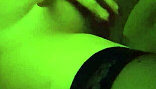 Casual handjob session at home.