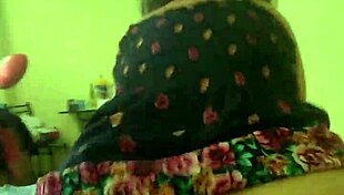 the neighbor, a mature woman with a big ass, gets licked outdoors