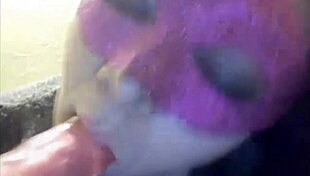 Bbw Plays With Toy And Sucks Big Tits