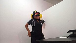 I'm bored in the OFFICE, so I slip in a butt plug to get aroused AT WORK. Total SLUT move in my workspace!