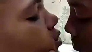 Two Liberian Lesbos Making Out Outdoors