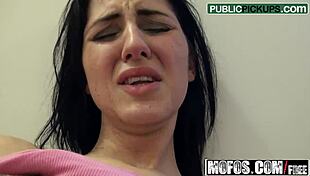 meg magic with zero gag reflex picks up amateurs for public threesome and assfucking