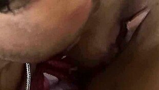 Brunette's Pussy Gets Licked by Eager Partner in Intimate Encounter